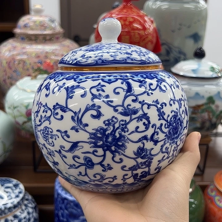 瓷片茶叶罐茶叶罐