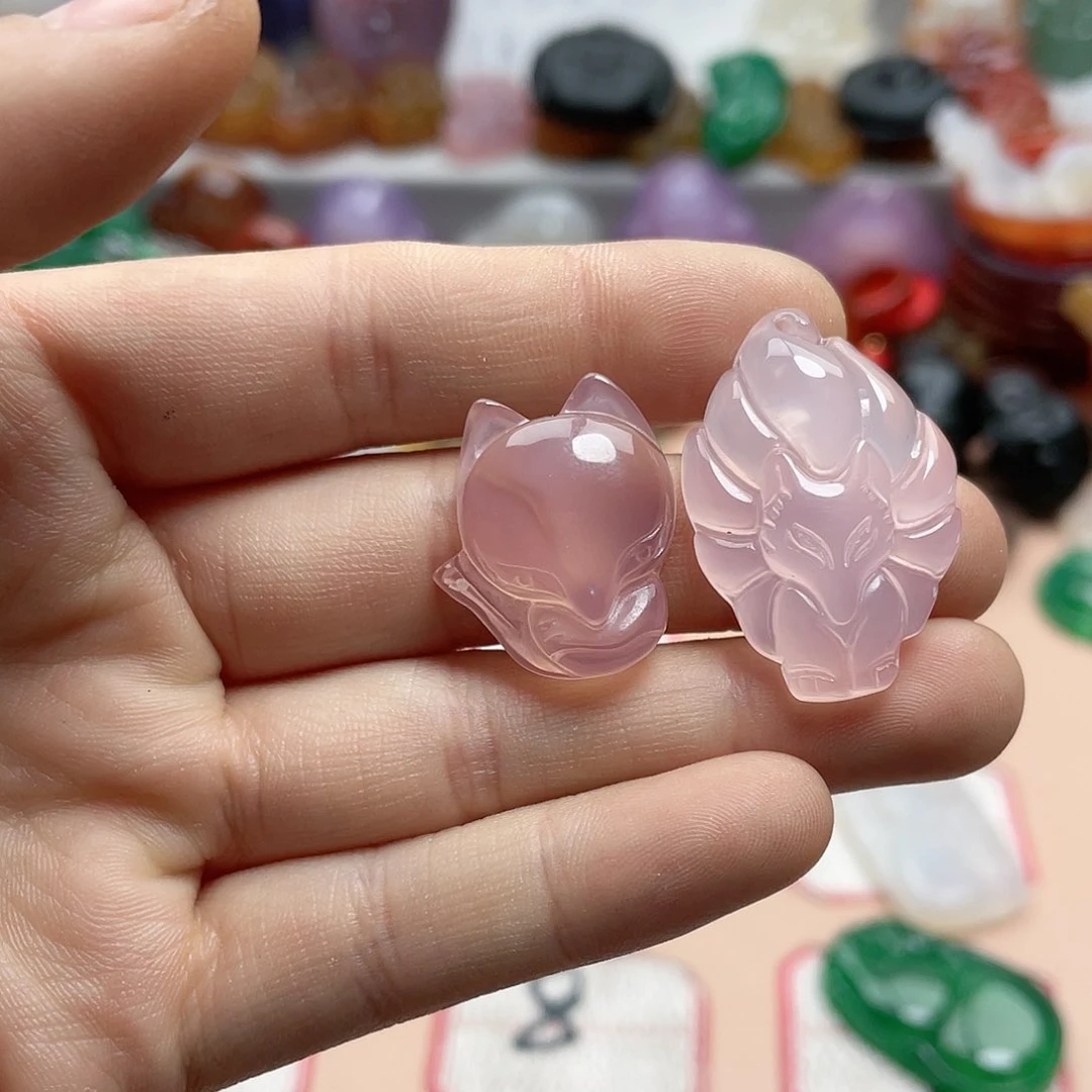 玛瑙/玉髓颈饰合金木*