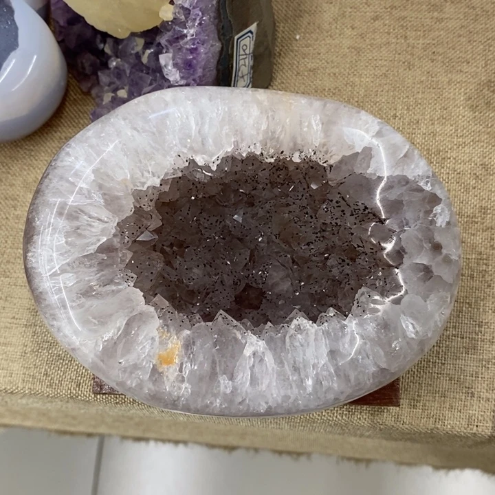 用***0珠宝半成品紫晶未镶嵌