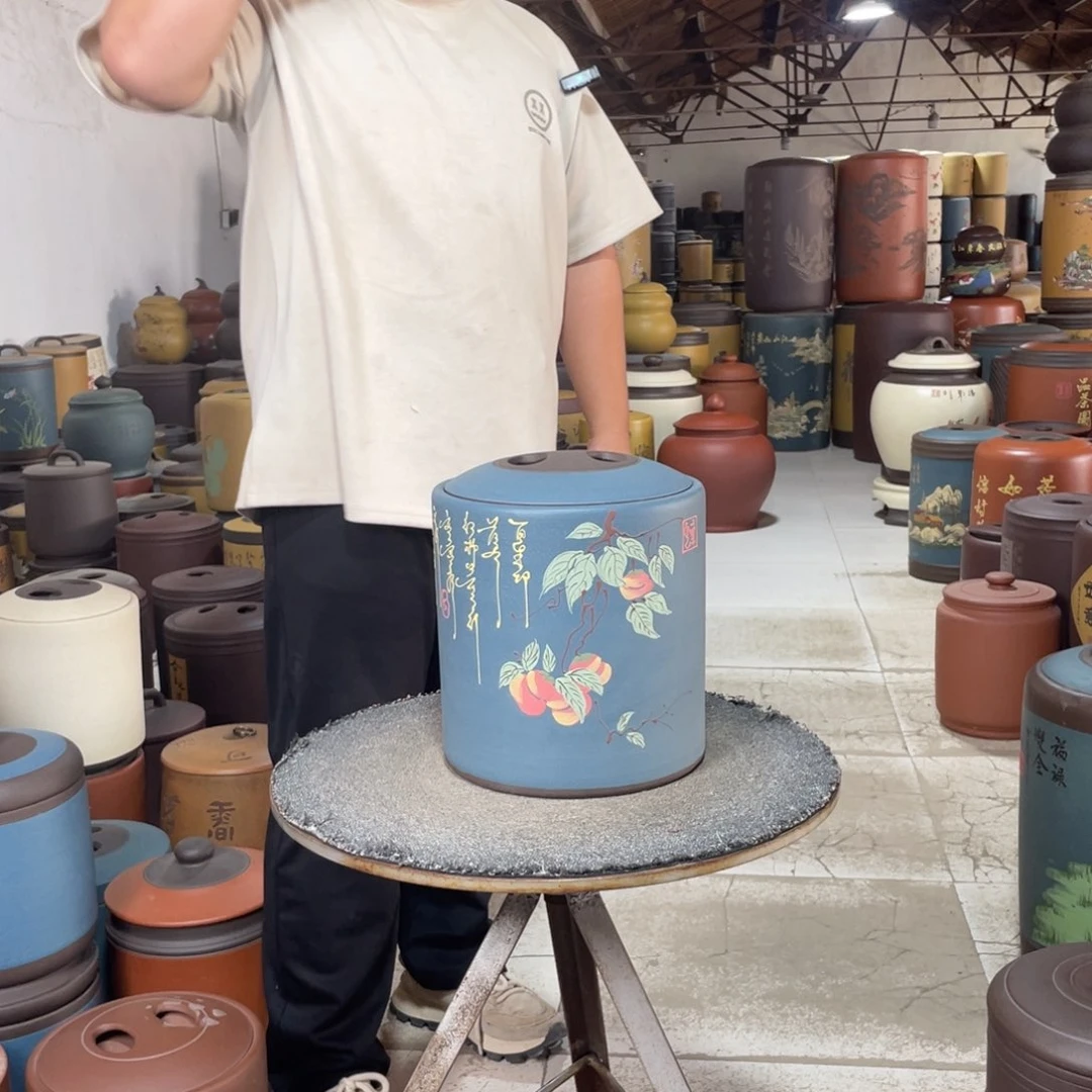 紫砂茶叶罐茶叶罐