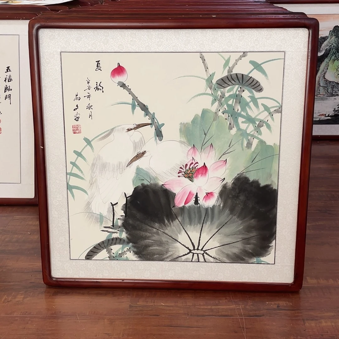 国画带框尺寸63*63厘米