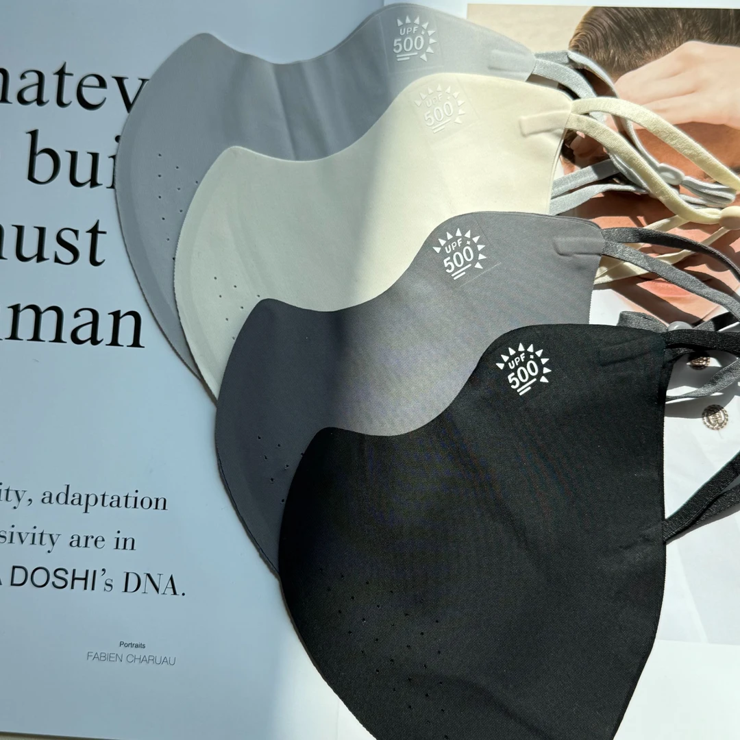 【两只独立包装】3.0升级带透气孔防晒口罩立体UPF50＋防紫外线女