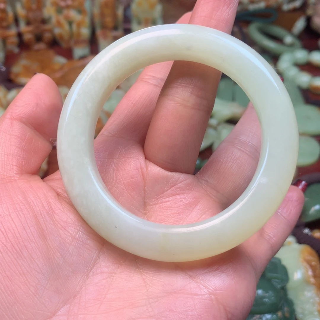 岫玉手镯（开口镯）未镶嵌