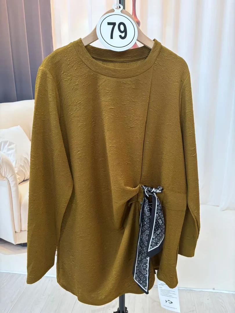 槿恬是时尚大码秋季新款女装上衣-79