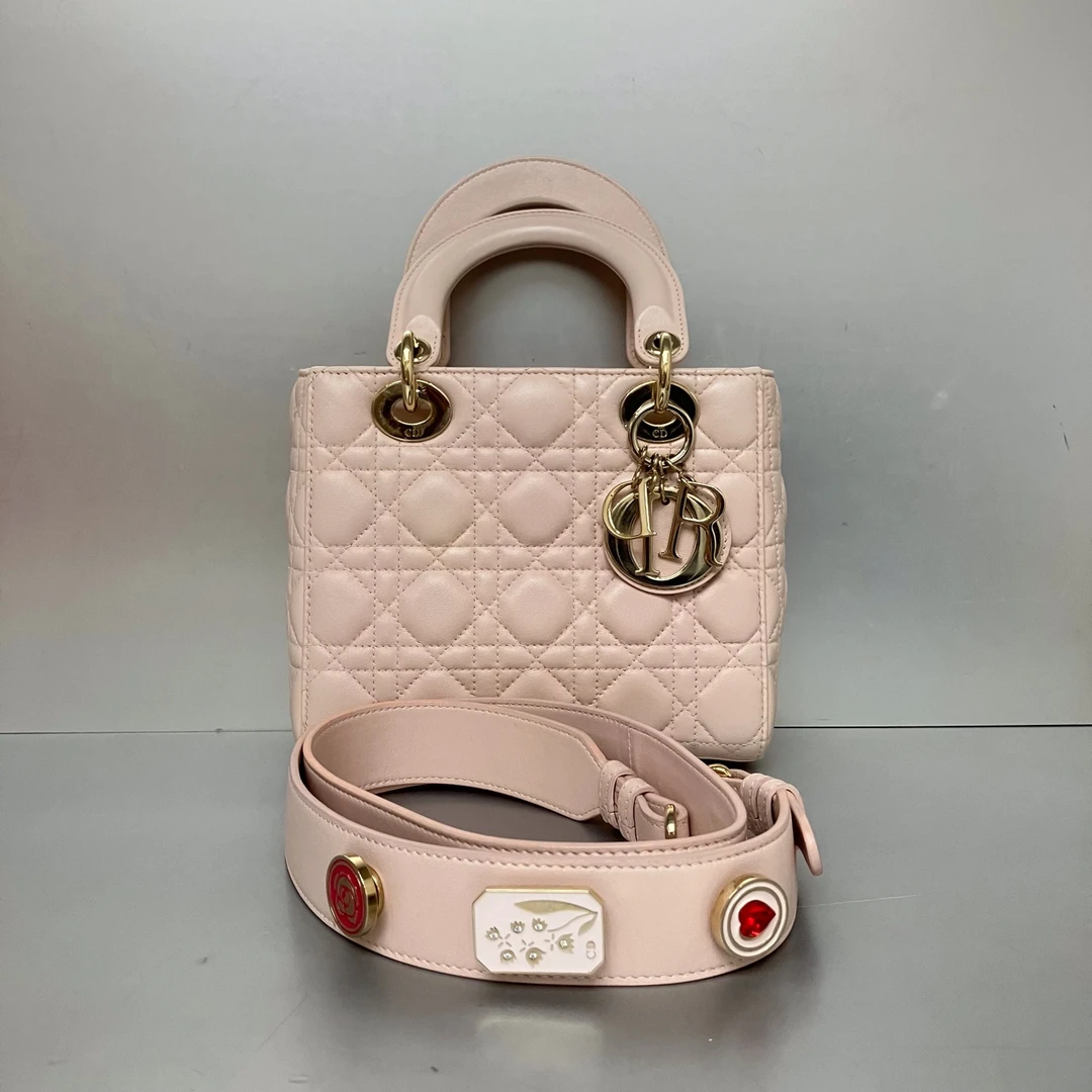 99新 DIOR/迪奥 迪奥 戴妃粉色四格 98新