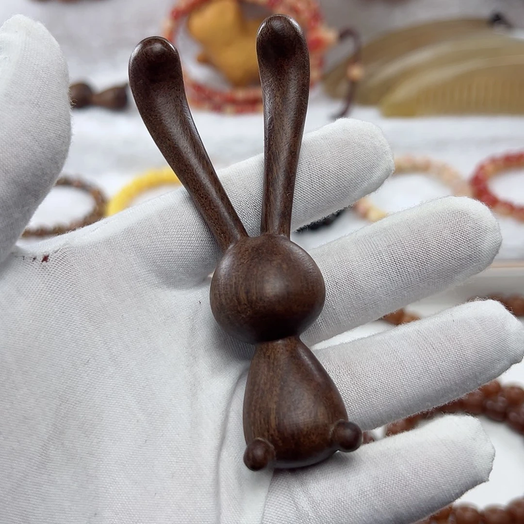 菩提根/象牙果手串土***丫兔子s 55666