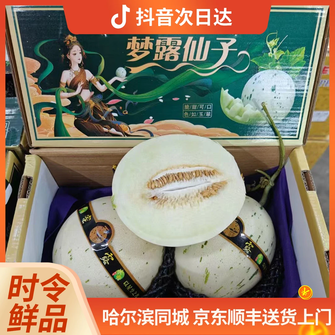 梦露蜜瓜/甜瓜 2粒/箱 5斤左右海南省