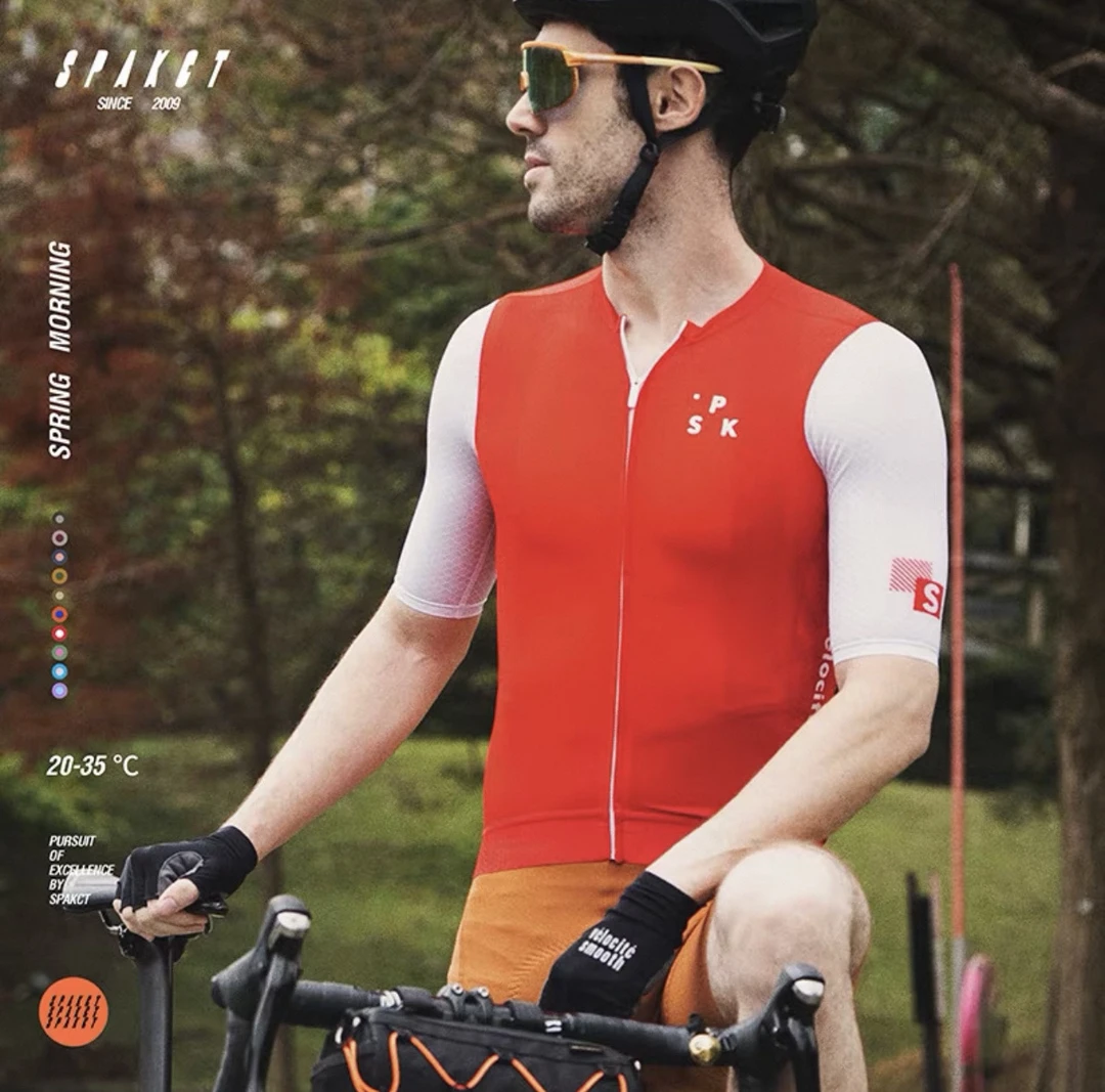 思帕客【春晓】2025春夏新款骑行服专业短袖男士公路车山地车速干