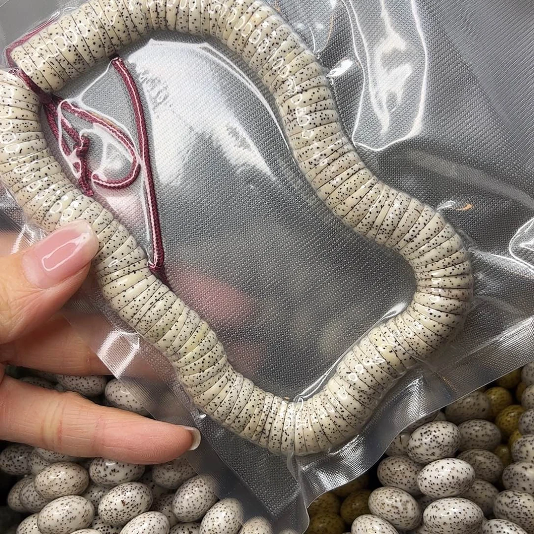 @***芯吊坠星月菩提13顺白扇面手持120