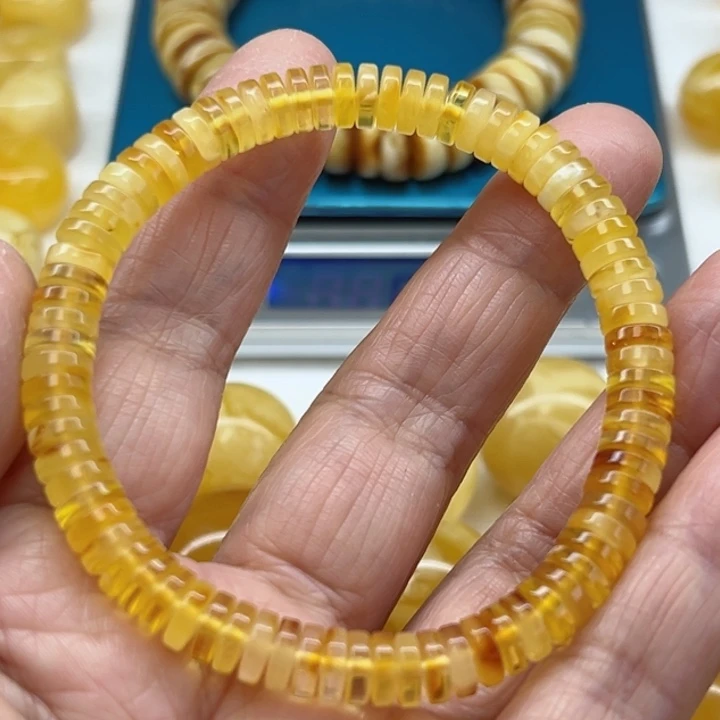 琥珀（矿物珀）手串未镶嵌