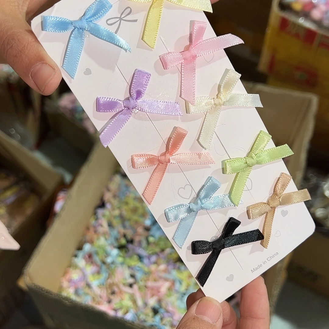 布艺大号蝴蝶结200个清货