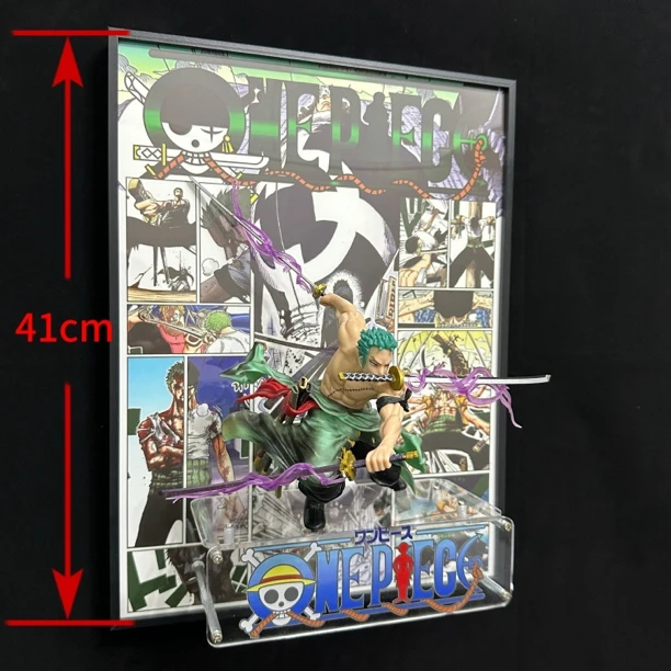 三千世界索隆手办立体画3D模型画海贼王索隆手办逃出画框动漫手办
