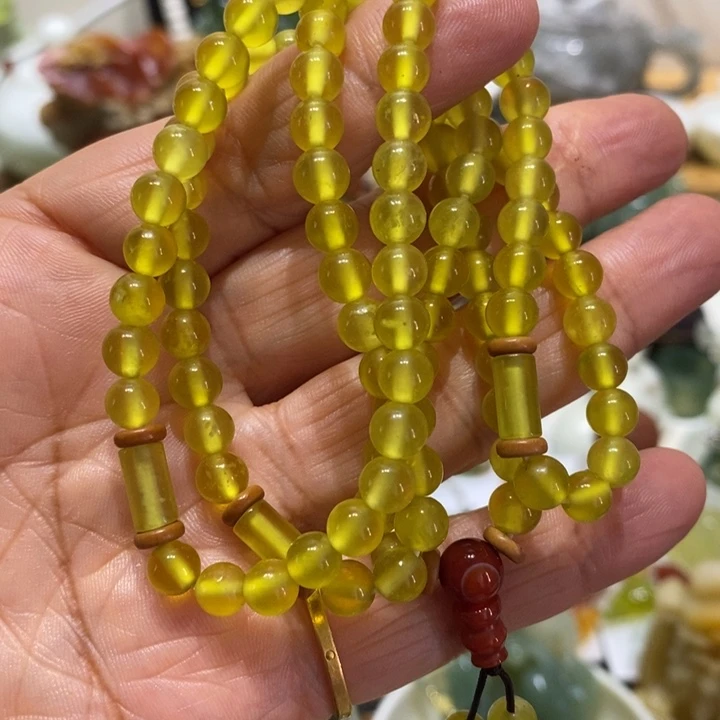 蛇纹石玉未镶嵌玉链简*