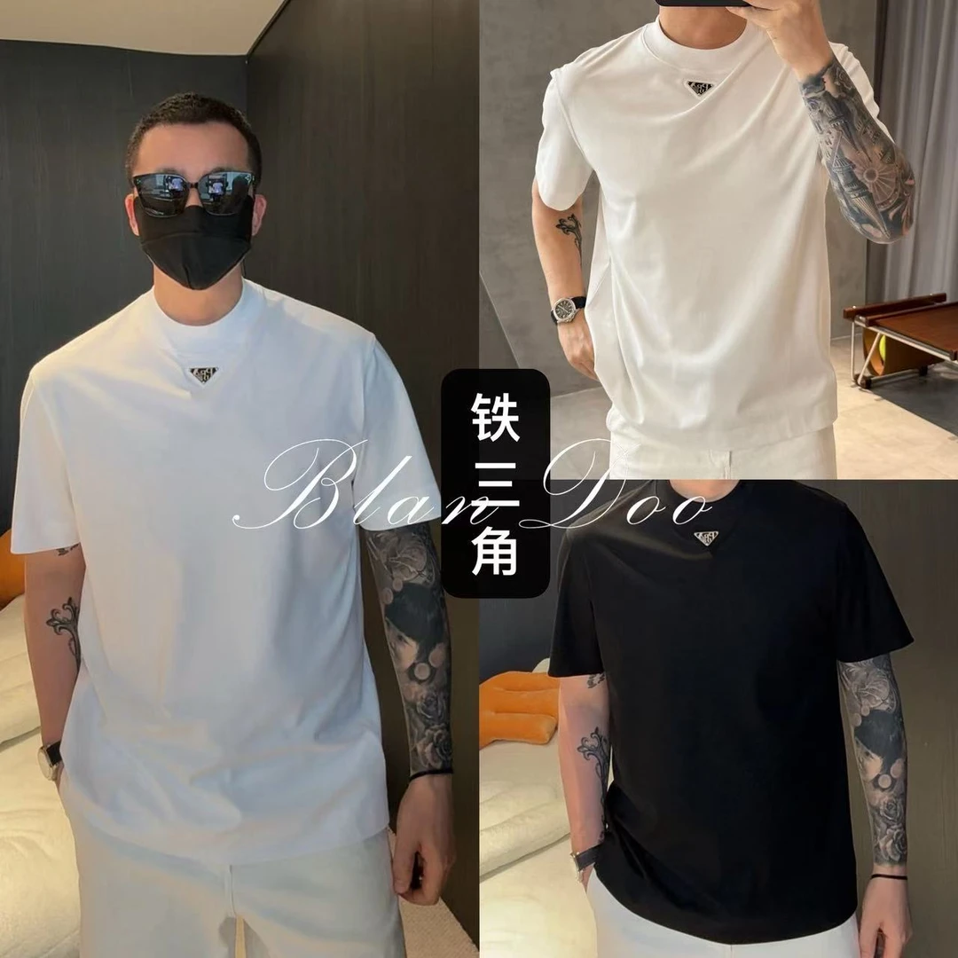 BLANDOO  “舒适透气”  男士百搭时尚铁三角短袖T恤DM1BD62