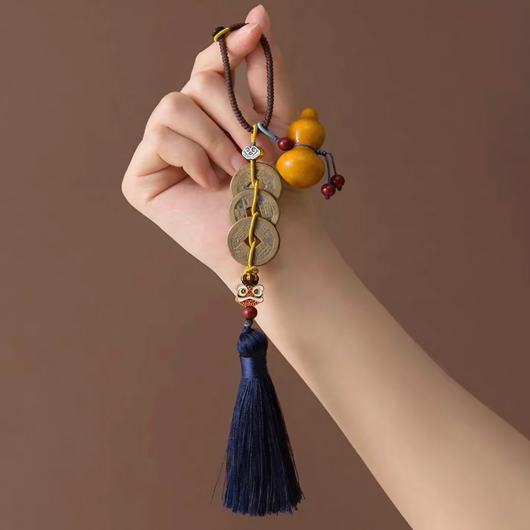 【钱到家】乾道嘉三帝钱吉祥创意挂件