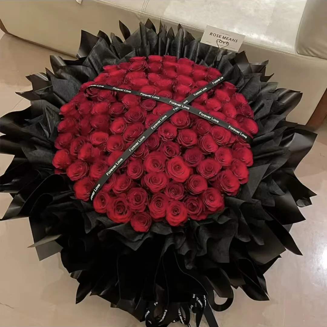 99朵199朵999朵超大玫瑰花束七夕情人节全国同城送花配送爱人鲜花