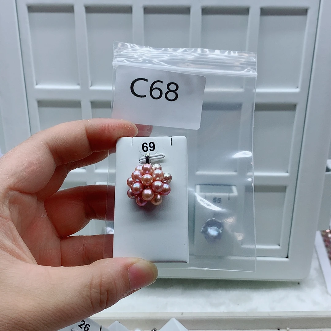 吊坠(不含链)合金淡水珍珠