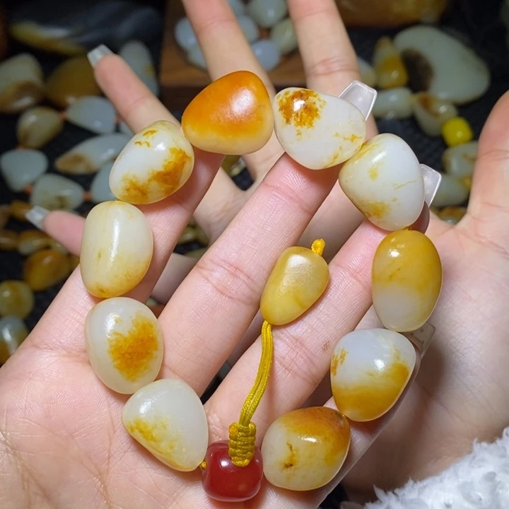 和田玉手链未镶嵌静*