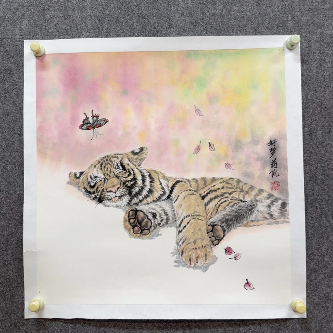 国画蒋凯老师手绘作品