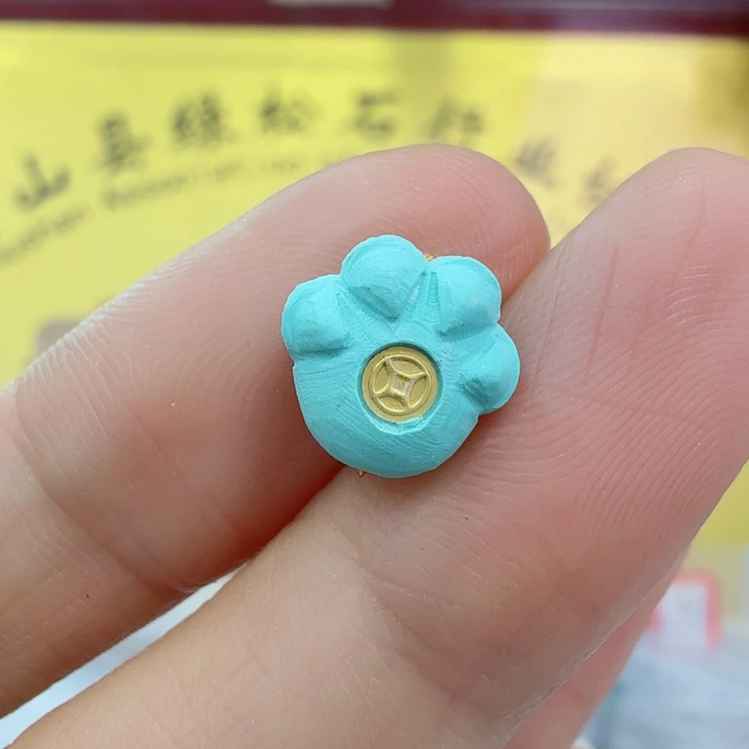 未镶嵌绿松石珠宝奇石