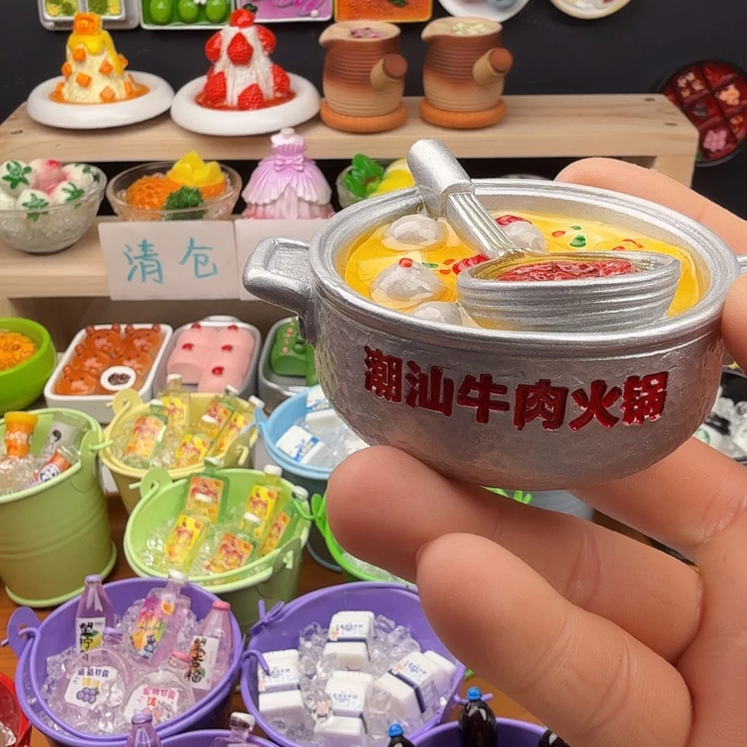 昀***绕树脂食玩冰箱贴 凭开箱视频售后