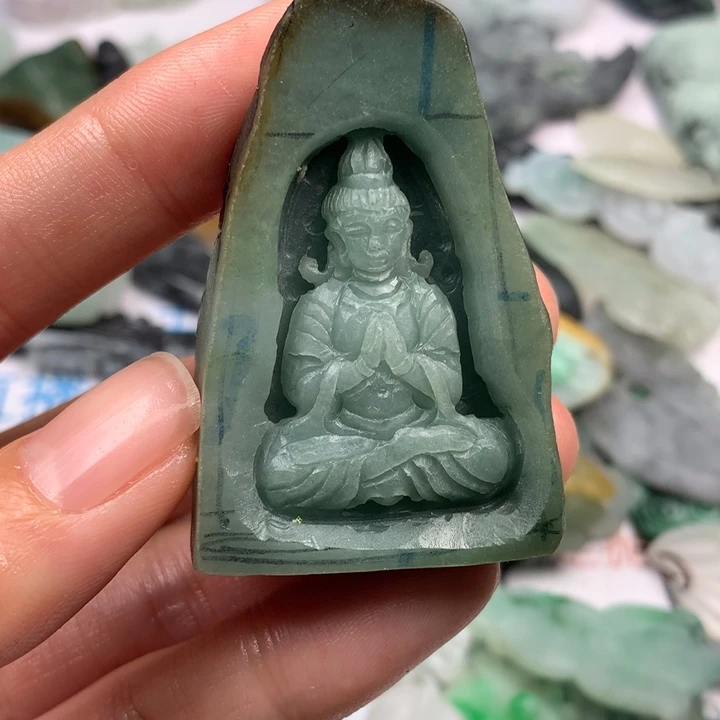 欣***E定制翡翠未镶嵌翡翠