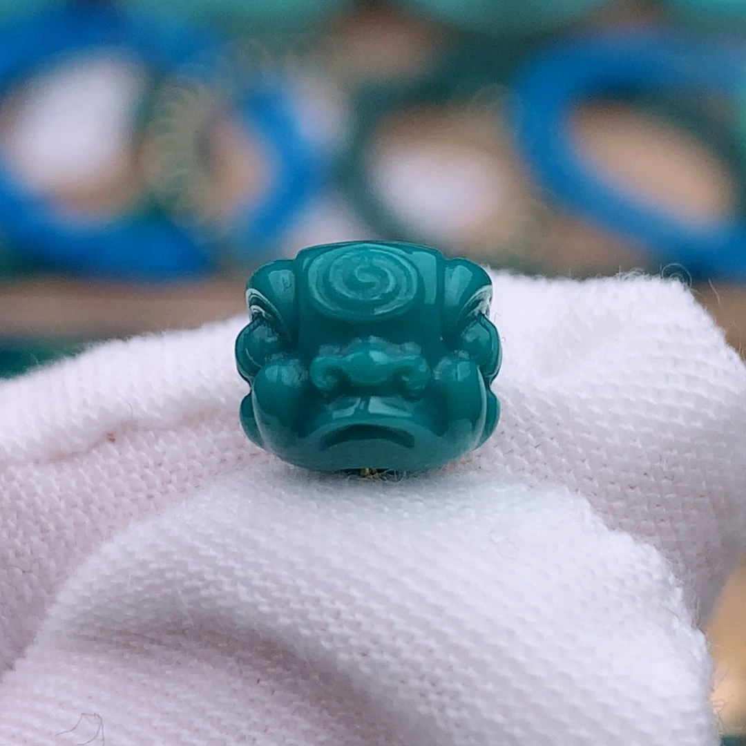 未镶嵌绿松石珠宝奇石8.2mm