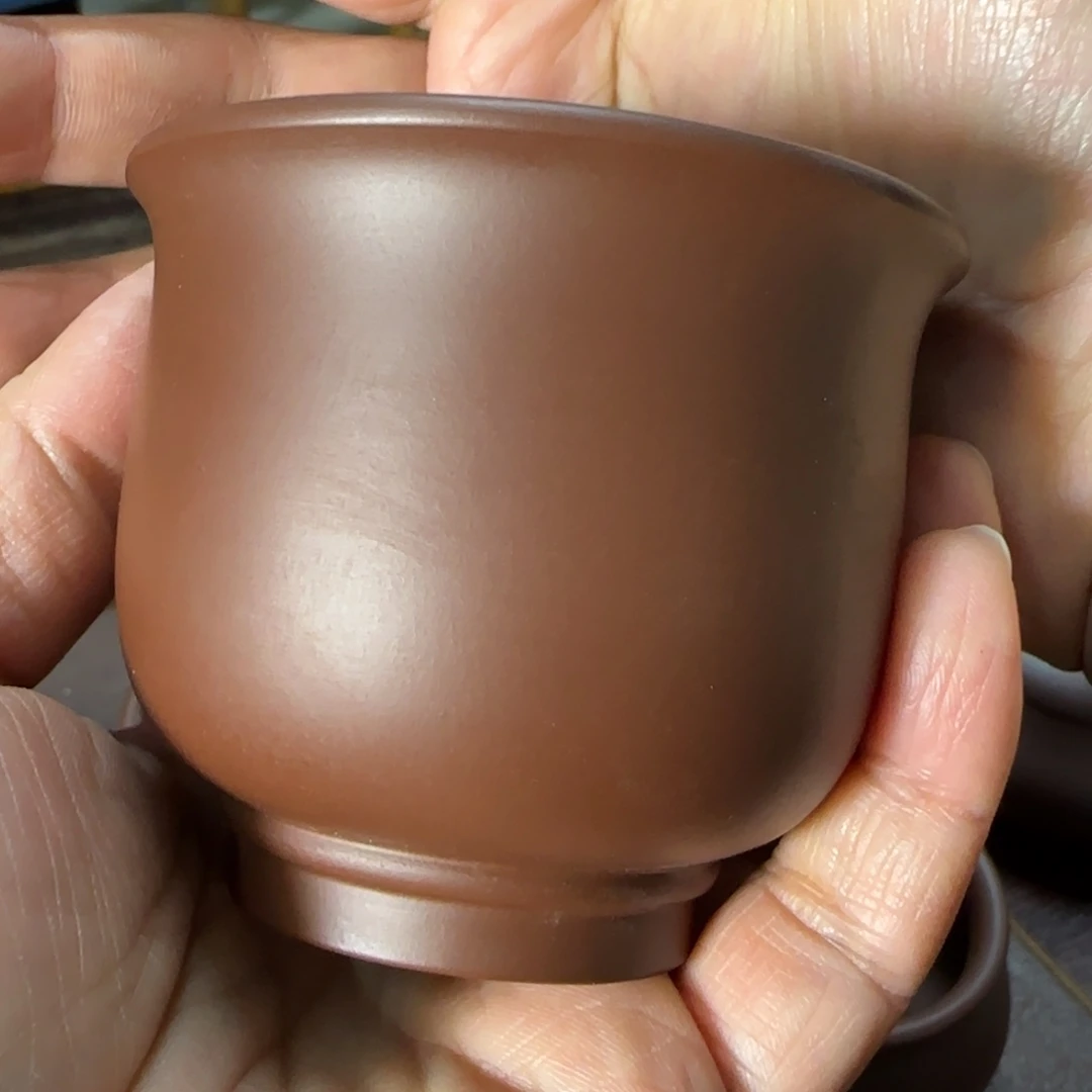 ****逢茶壶紫砂库存高杯子