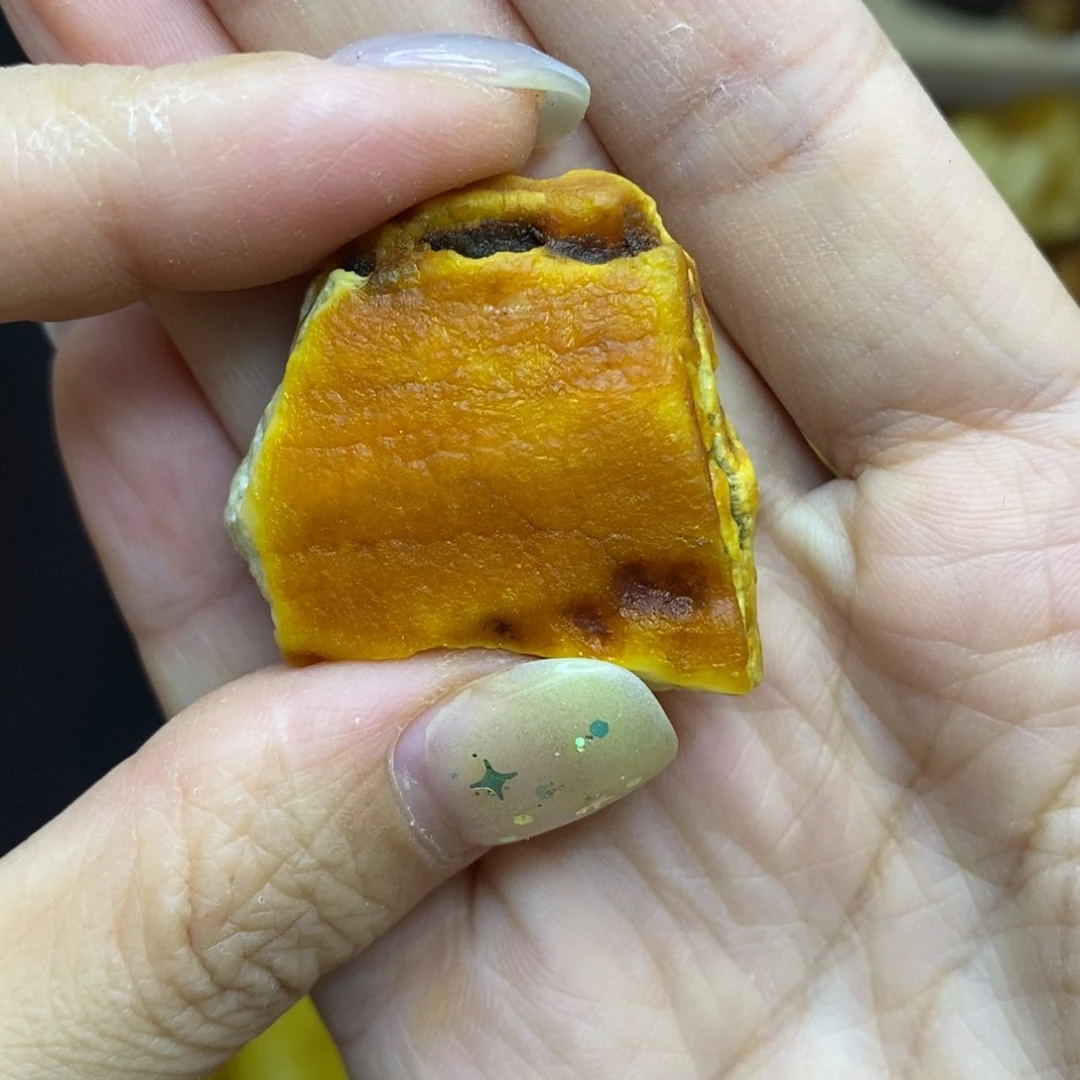 定制琥珀未镶嵌山****烂胖