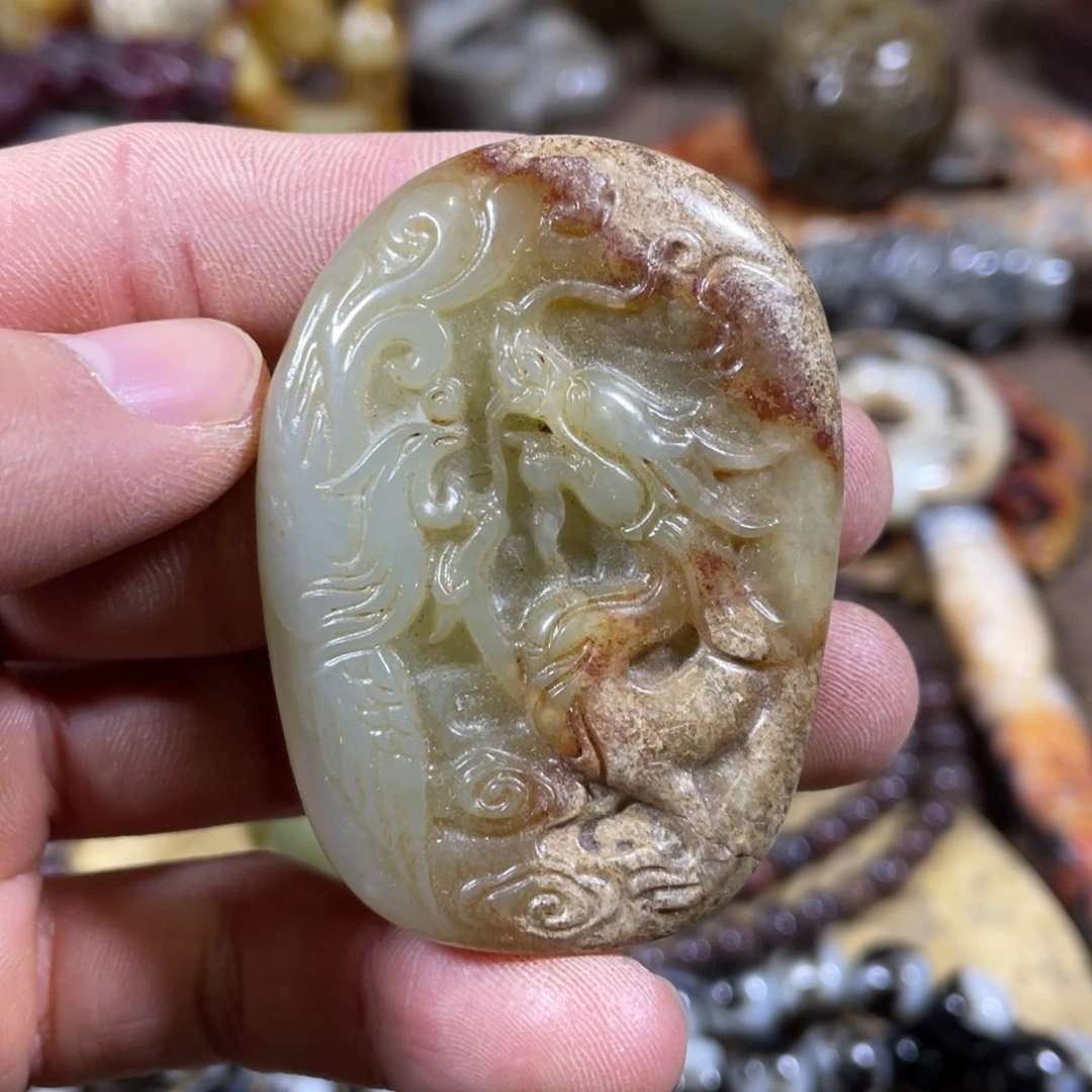 和田玉吊坠(不含链)未镶嵌