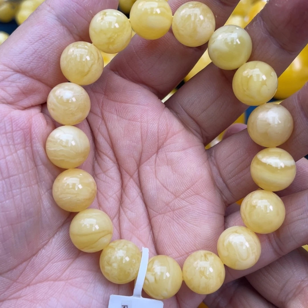 琥珀裸石未镶嵌琥珀蜜蜡12m m