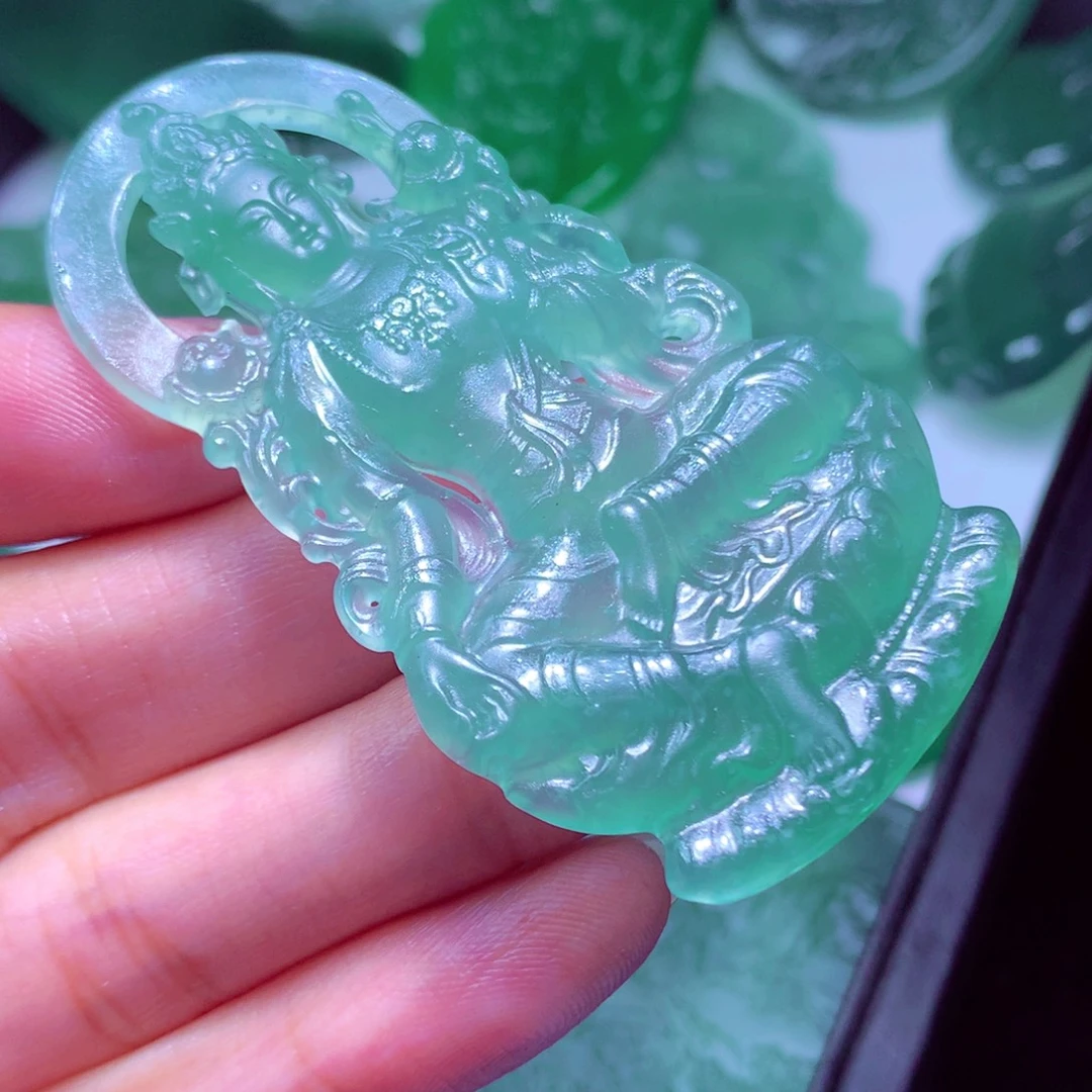 诗***年定制翡翠未镶嵌天然