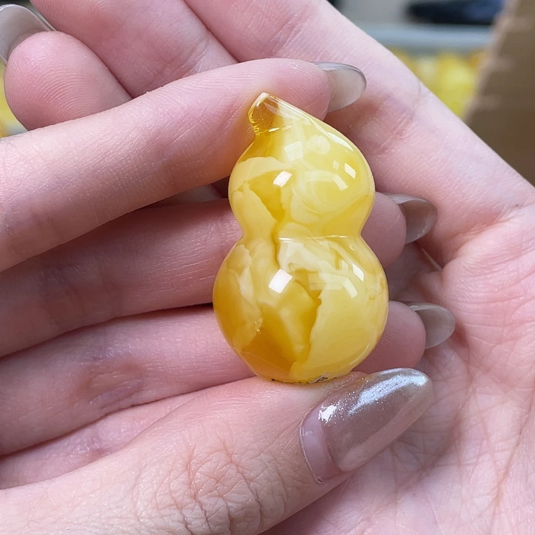 琥珀未镶嵌裸石琥珀蜜蜡J12