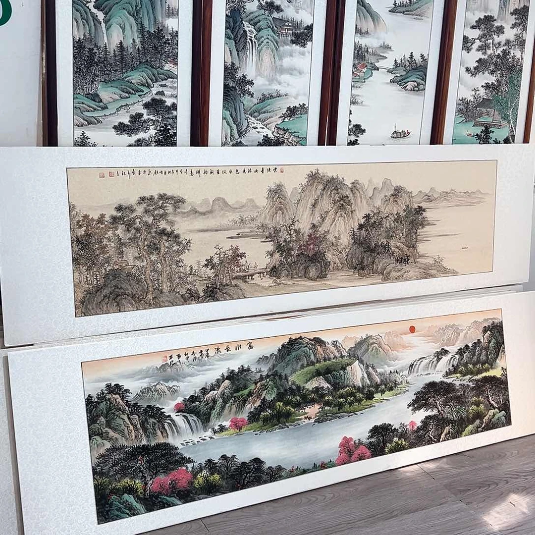 国画峰****9手绘保证假一罚万