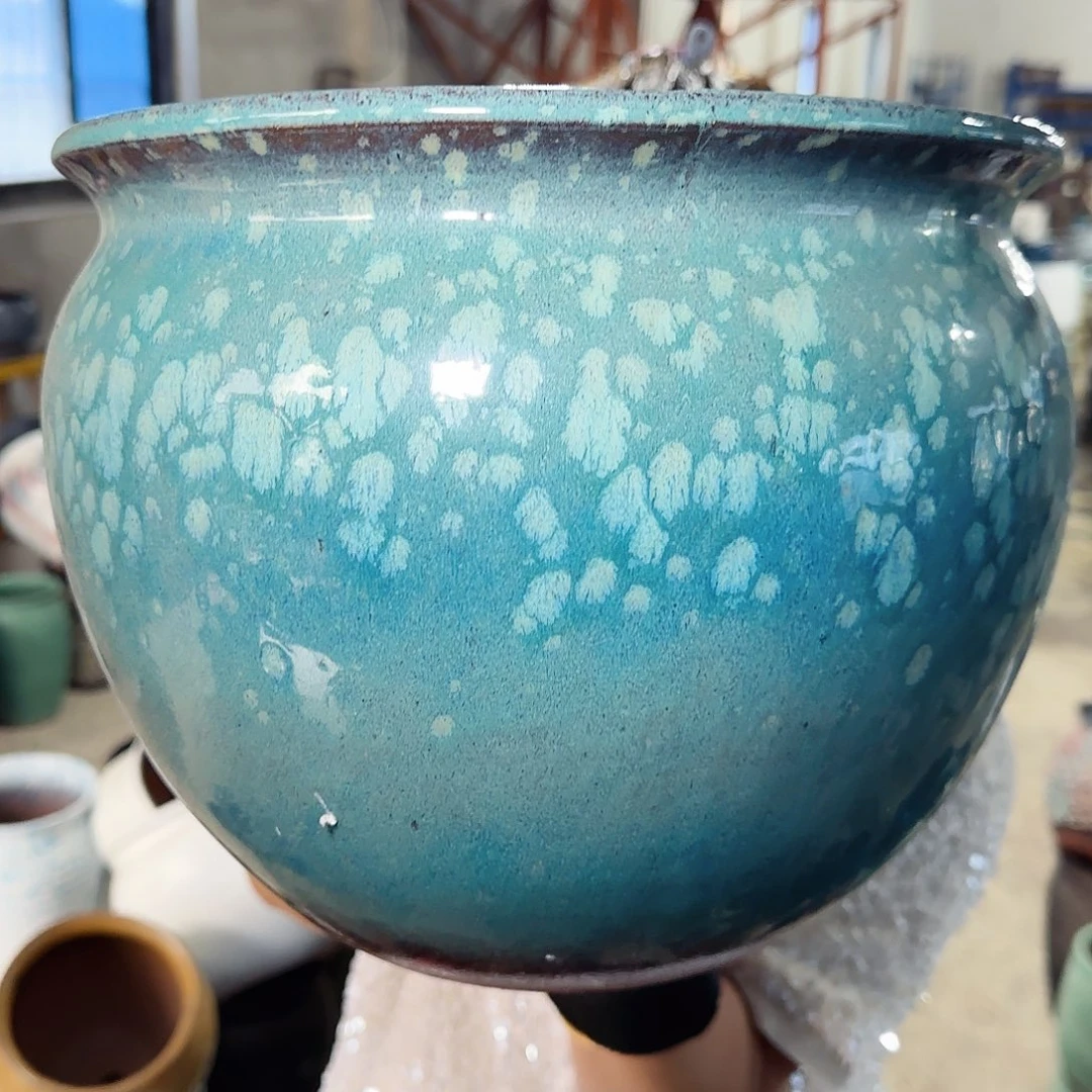 紫砂花盆高25口30