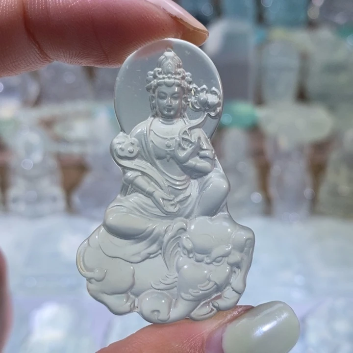 岫玉未镶嵌吊坠吊坠