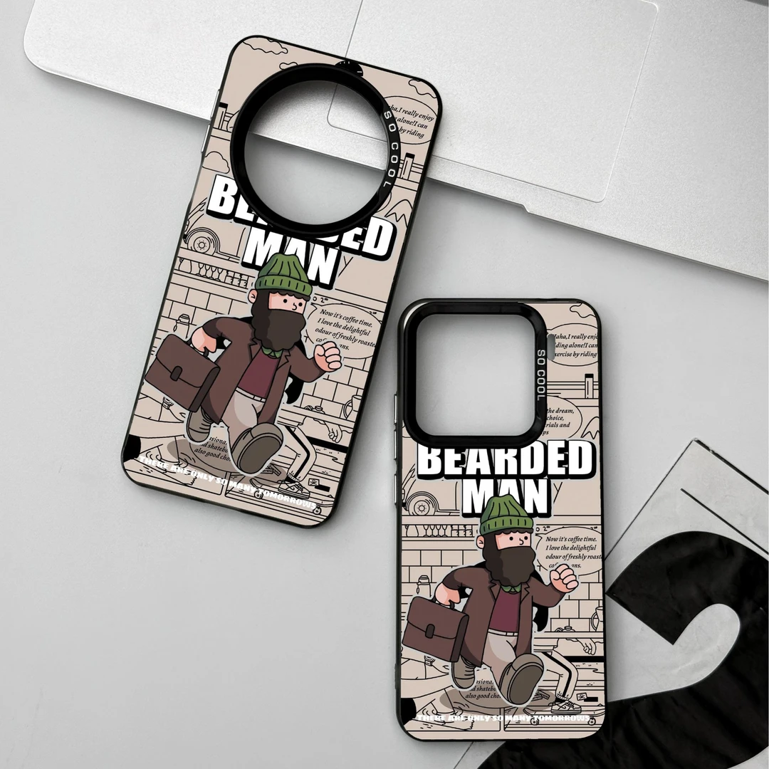 适用小米15华为mate70苹果16荣耀vivo彩银创意复古防摔磨砂手机壳