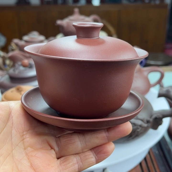 茶壶紫砂紫砂花茶