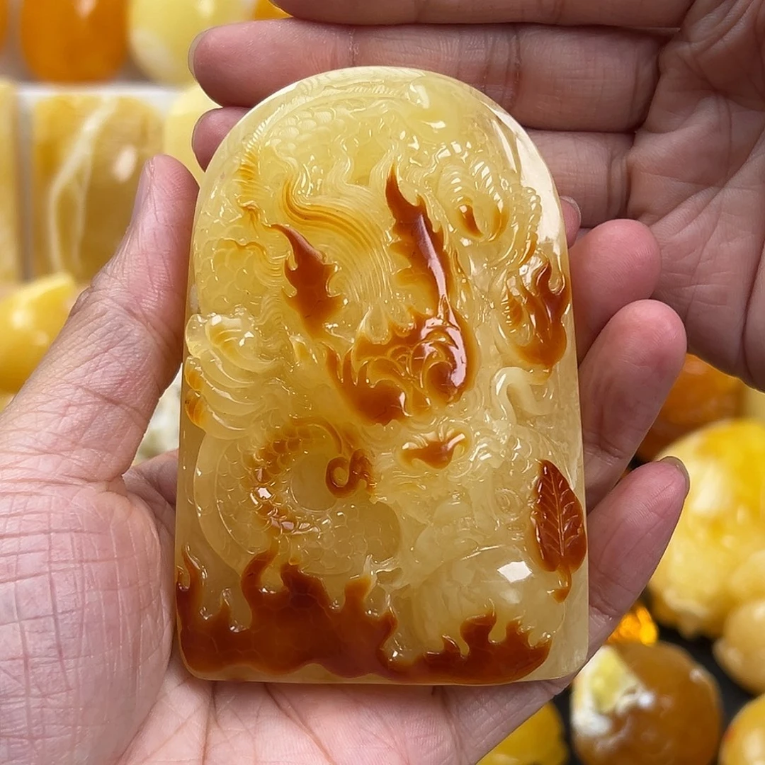 蜜蜡颈饰未镶嵌磐*蜜蜡