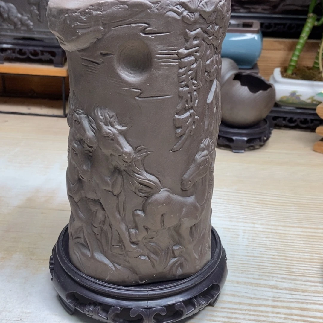 瓷片陶瓷花盆陶瓷艺术