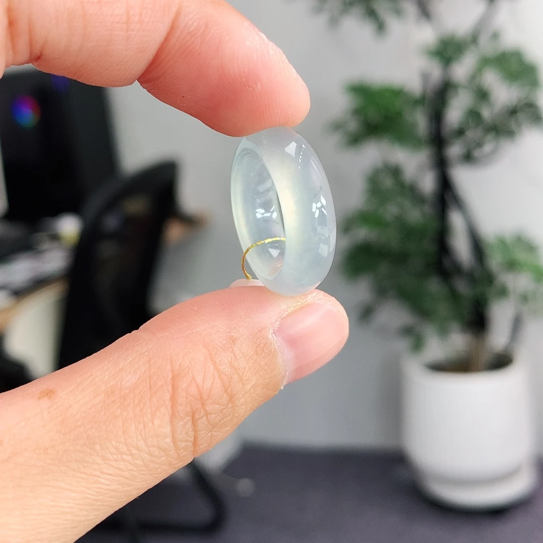 翡翠未镶嵌戒指6号