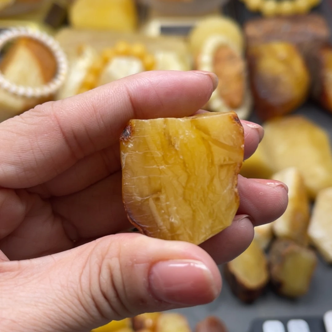 【闪购商品】未镶嵌定制琥珀天然琥珀蜜蜡原石定制