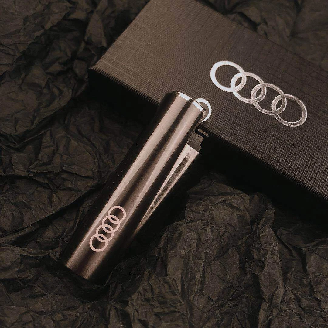 奥迪奔驰宝马CLIPPER可利福砂轮式金属打火机创意个性4s店礼品