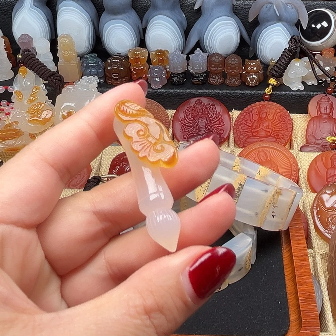 玛瑙/玉髓未镶嵌颈饰