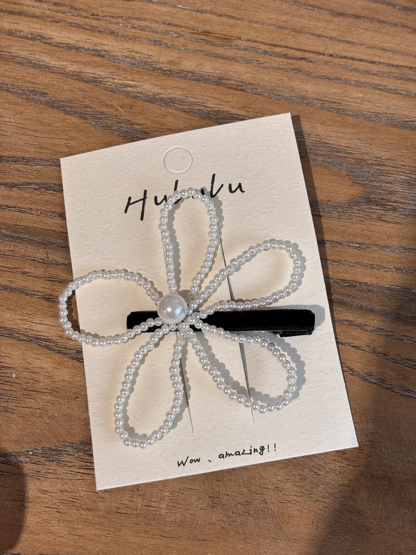 chalan 新款时尚百搭舒适休闲披肩太阳花 发卡25FJ0337