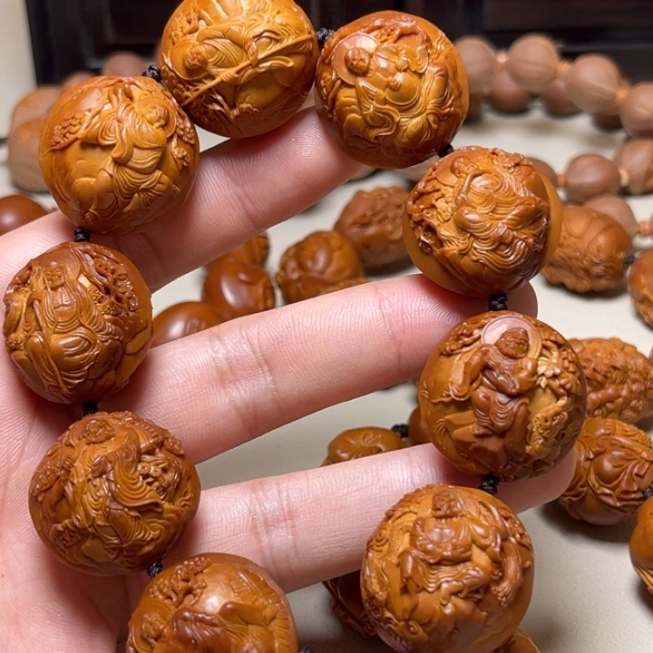 德***缘橄榄核手串橄榄核