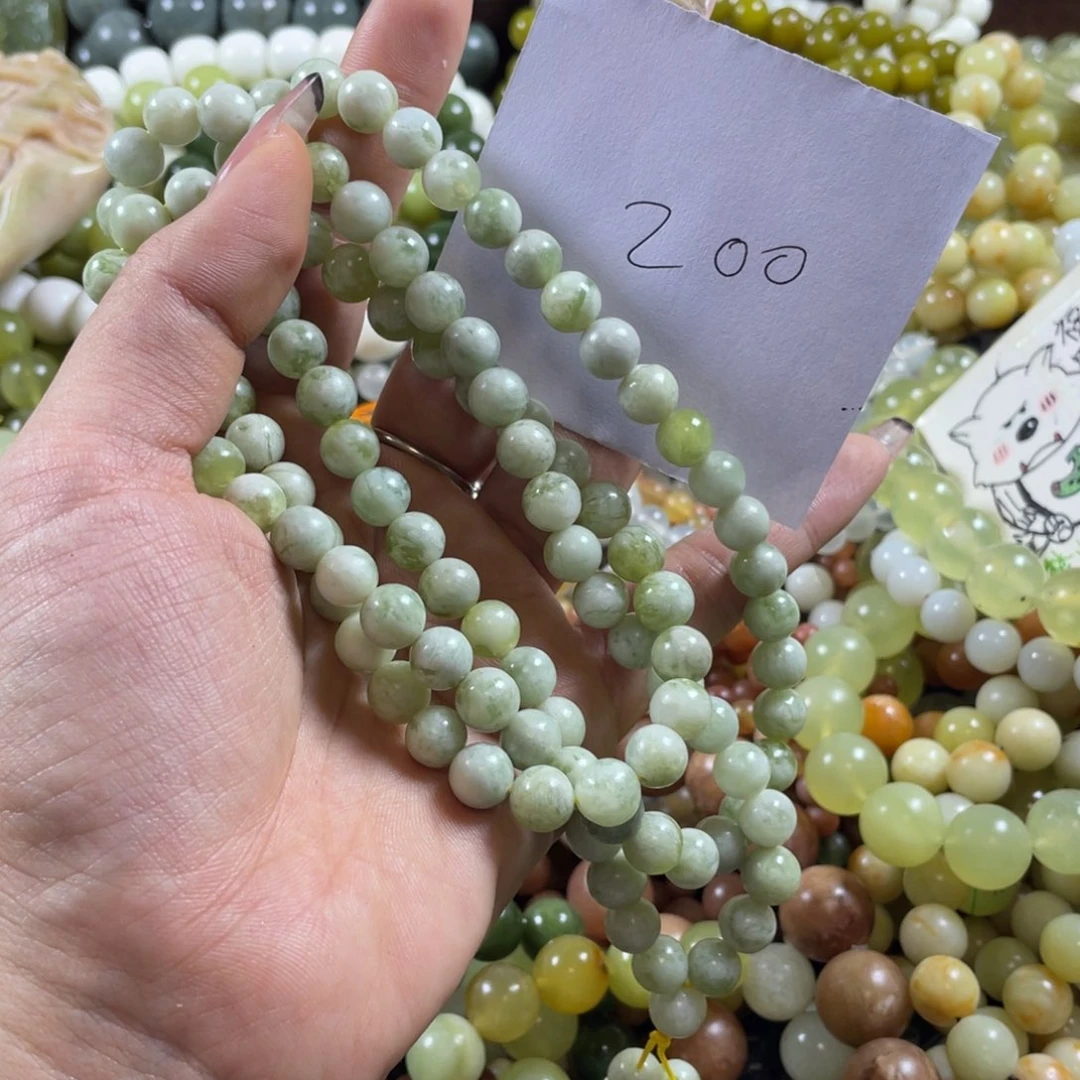 大***海蛇纹石玉未镶嵌手把件