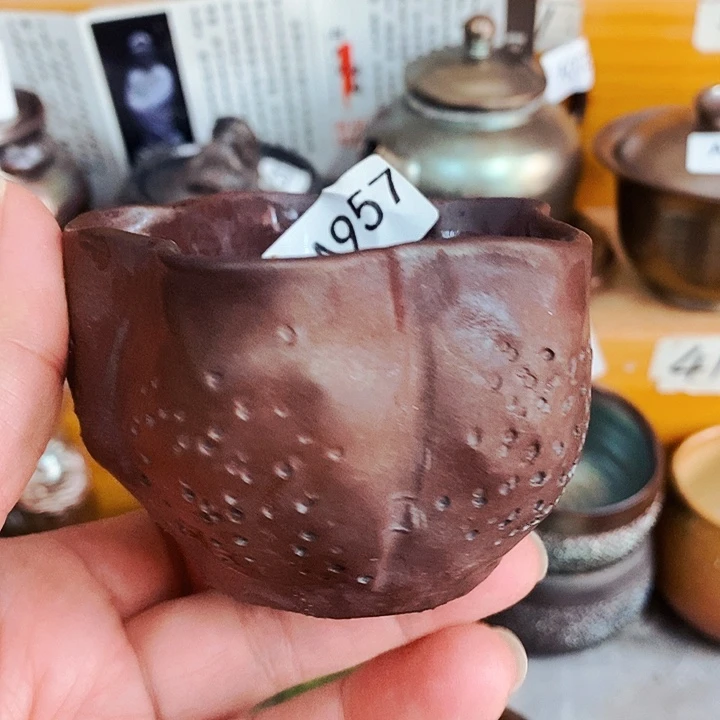 紫砂茶杯?****?柴烧纯手工957