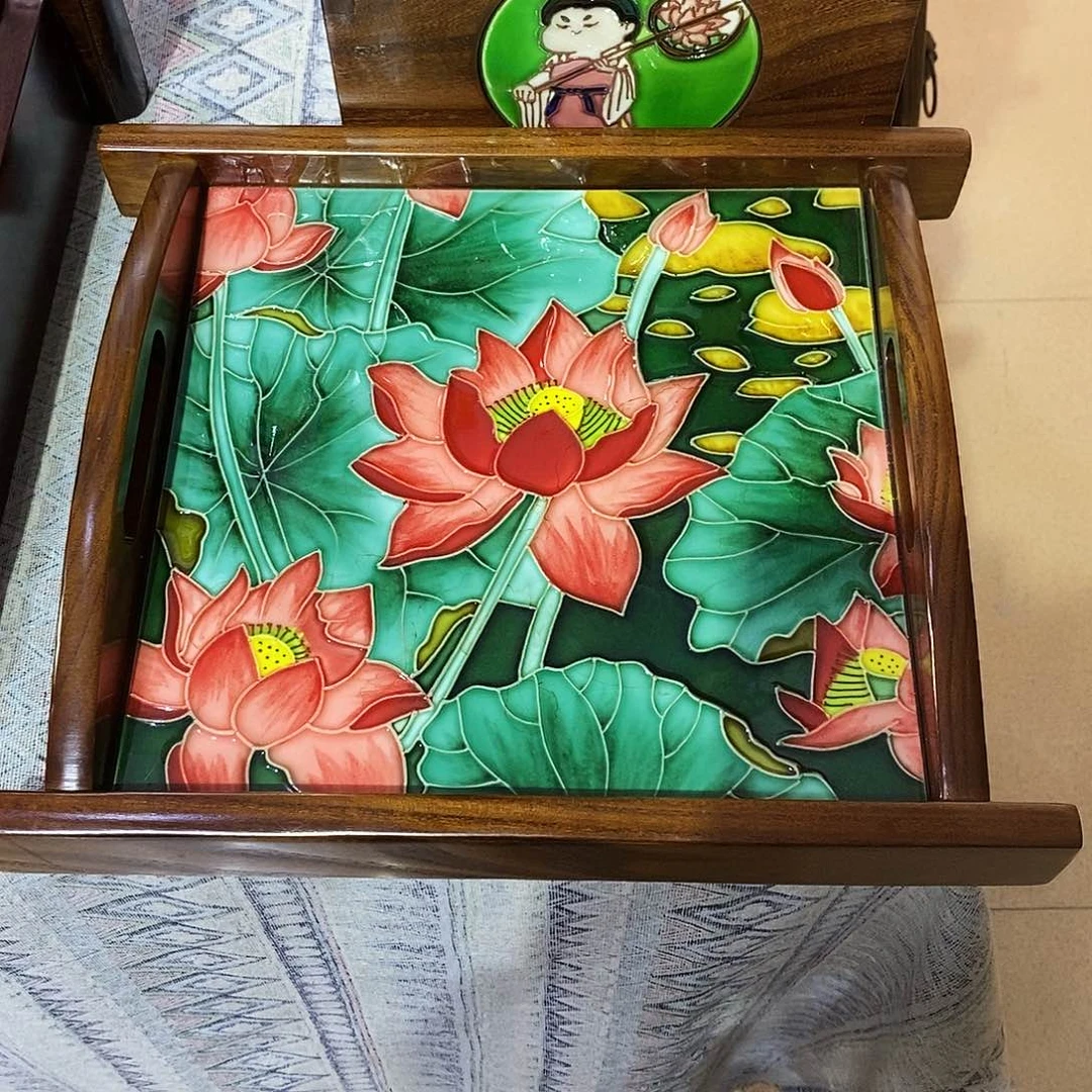 瓷片瓷板画作品多次参加