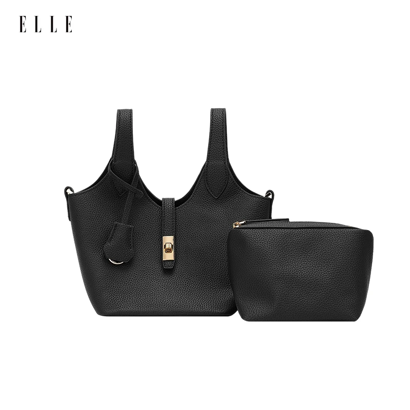 ELLE秋冬新款女士百搭休闲奢腋下包单肩包经典斜挎包25679
